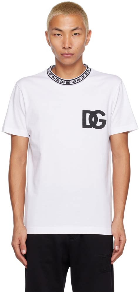 dolce gabbana t shirt white|white dolce and gabbana dress.